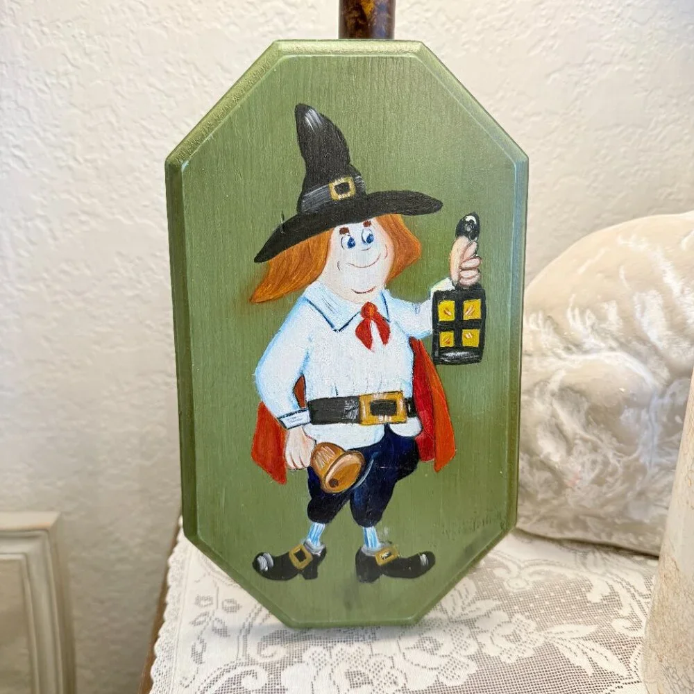 OOAK Hand Painted Plaque from the 1970's - Picture 5 of 8